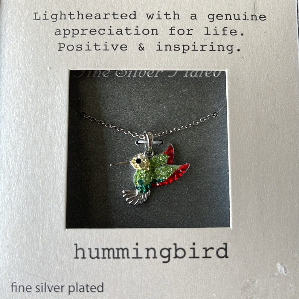 Hummingbird necklace - Picture 2 of 6